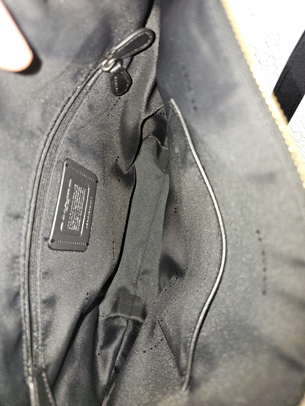 Coach Black Leather Crossbody Bag - Picture 11 of 12
